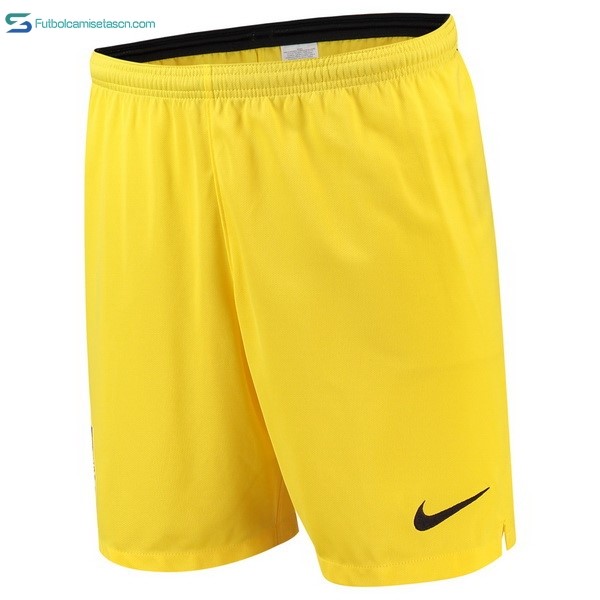 Pantalones Inglaterra 1ª Portero 2018 Amarillo